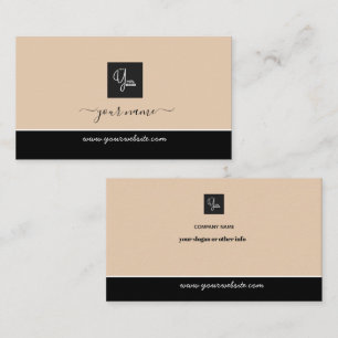 Carte De Visite Carnet d'affaires avec logo d'entreprise personnal