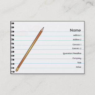 Carte De Visite Carnet - potelé