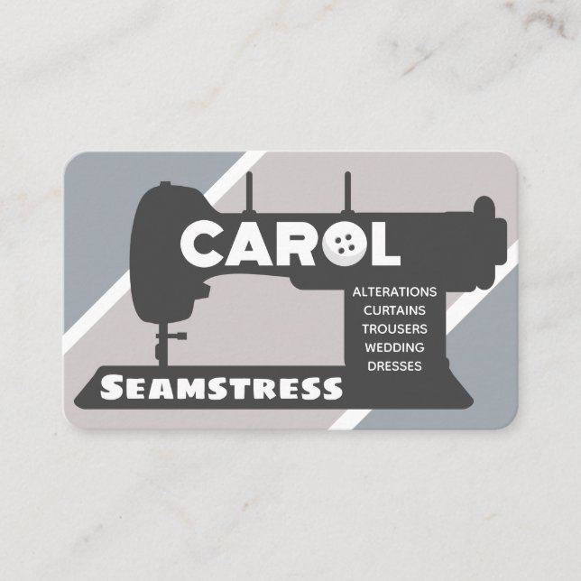 Carte De Visite Carol Seamstress (Devant)