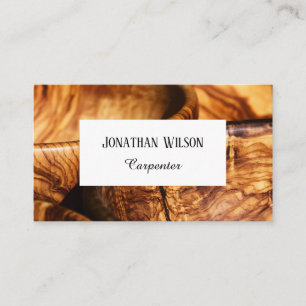 Carte De Visite Carpenter professionnel classique promouvoir votre