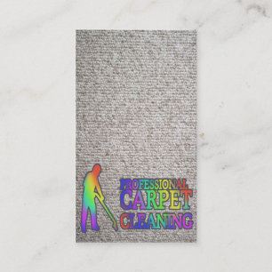 Carte De Visite Carpet Cleaning Service Business Card