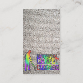Carte De Visite Carpet Cleaning Service Business Card
