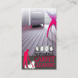 Carte De Visite Carpet Cleaning Service Business Card
