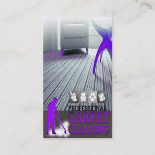 Carte De Visite Carpet Cleaning Service Business Card