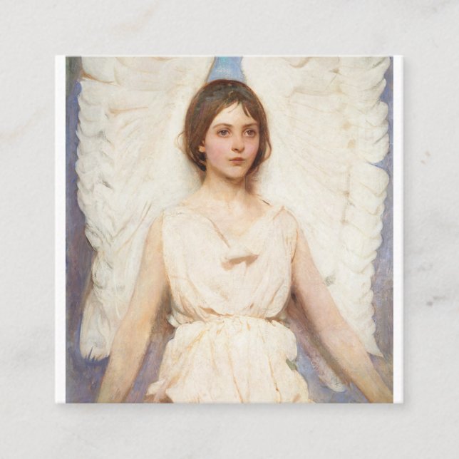 Carte De Visite Carré Abbott Handerson Thayer Angel 1921 (Devant)