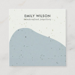 CARTE DE VISITE CARRÉ AFFICHAGE DE RESTAURATION DE L'ÉTUDE DE GRILLE DE