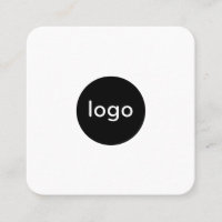 Ajouter votre cercle de logo personnalisé blanc pr
