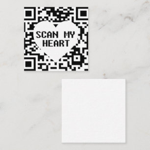 Carte De Visite Carré Analyser mon coeur