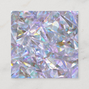 Carte De Visite Carré Angel Aura Quartz Crystal Diamond Gemstone Planner