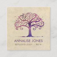 Arbre de remous de la vie - pourpre violet