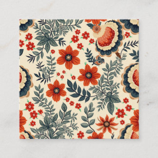 Carte De Visite Carré automne