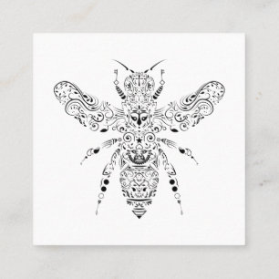 Carte De Visite Carré belle abeille