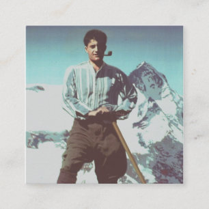 Carte De Visite Carré Bienheureux Pier Giorgio Frassati