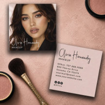Blush Rose Noir Script Photo Maquilleuse