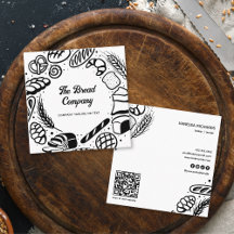 Boulangerie moderne Black Baked Biens Frontière QR