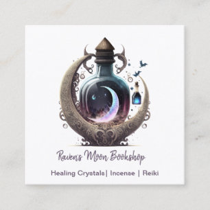 Carte De Visite Carré Bouteille de potion magique