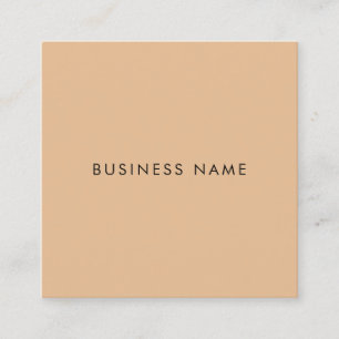 Carte De Visite Carré Branché Elegant Simple Moderne Entreprise Entrepri