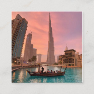 Carte De Visite Carré Burj Khalifa