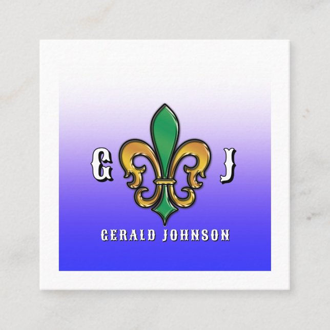 Carte De Visite Carré Business Card (Devant)