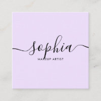Calligraphie Fille Lumière Moderne Violet