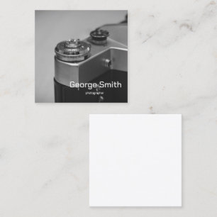 Carte De Visite Carré Caméra rétro