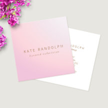 Carré Esthéticien Simple Lavande Rose Ombre