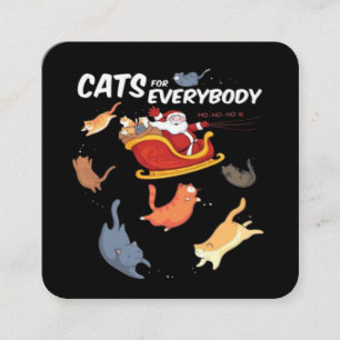 Carte De Visite Carré Chats pour tout le monde 