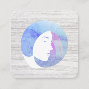 Carte De Visite Carré Chic Salon Styliste Variation