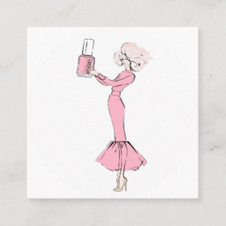 Carte De Visite Carré Clous