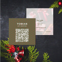 Code QR de Noël moderne