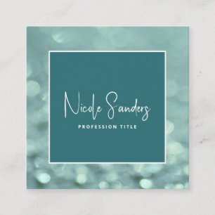 Carte De Visite Carré Code QR minimaliste professionnel élégant