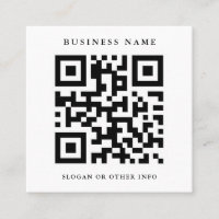 Code QR noir et blanc