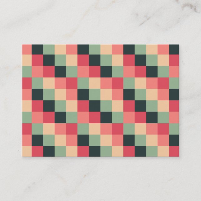 Carte De Visite Carré couleur 015 (Devant)