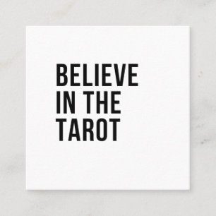Carte De Visite Carré Croire au Tarot