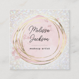 CARTE DE VISITE Carré de décoration de parties sci