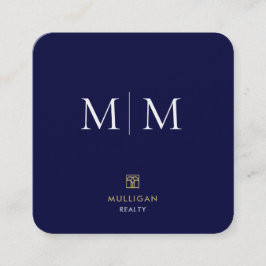 Carte de visite Carré de luxe Realtor