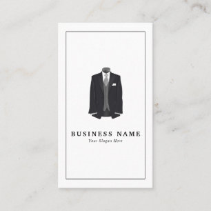 Carte de visite Carré de mode habillé pour homme