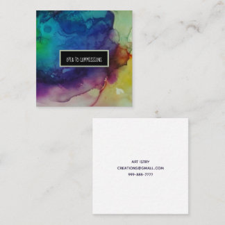 Carte de visite Carré de toutes les tailles du com