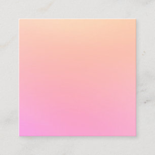 Carte De Visite Carré Dégradé rose et rose
