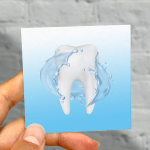 Carte De Visite Carré Dental Dentiste professionnel Dentiste