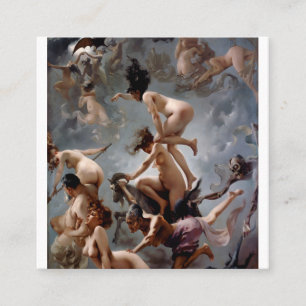 Carte De Visite Carré Des sorcières au sabbat - Luis Ricardo Falero