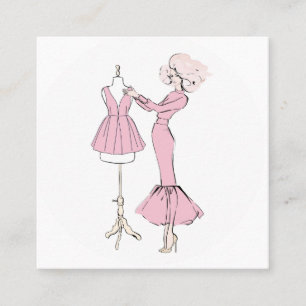 Carte De Visite Carré  Design de mode