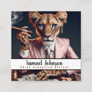 Carte De Visite Carré Directeur Général Drôle