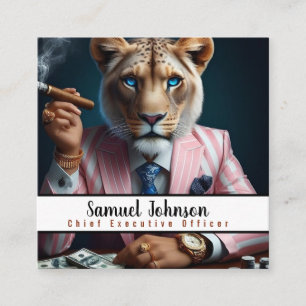 Carte De Visite Carré Directeur Général Drôle