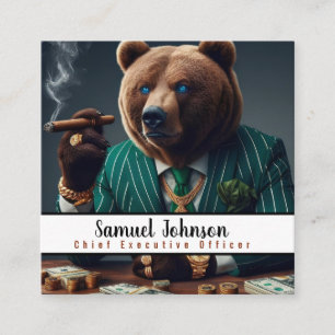 Carte De Visite Carré Directeur Général Drôle