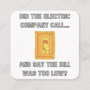 Carte De Visite Carré Drôle papa dit