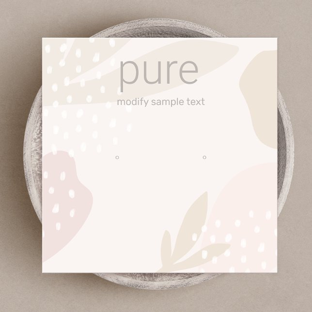 Carte De Visite Carré Écran de formes pastel écossaises (Créateur téléchargé)