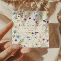 Élégant Fleur sauvage Fleur sauvage Floral Custom