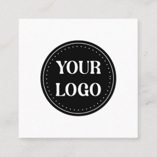 Carte De Visite Carré élégant, moderne, raffiné et éditable.