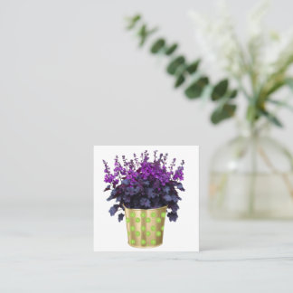 Carte De Visite Carré Espaces : La beauté des plantes et des fleurs
